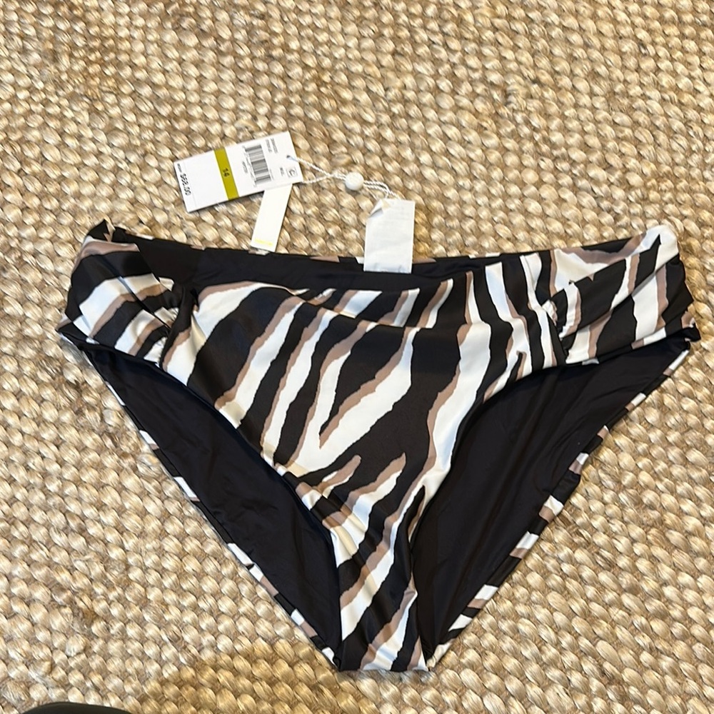 Zebra Print Trina Turk Bikini Bottom. BRAND NEW WITH TAG